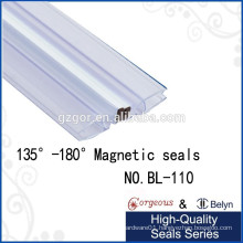 aluminium sliding glass door hardware magnetic PVC profile